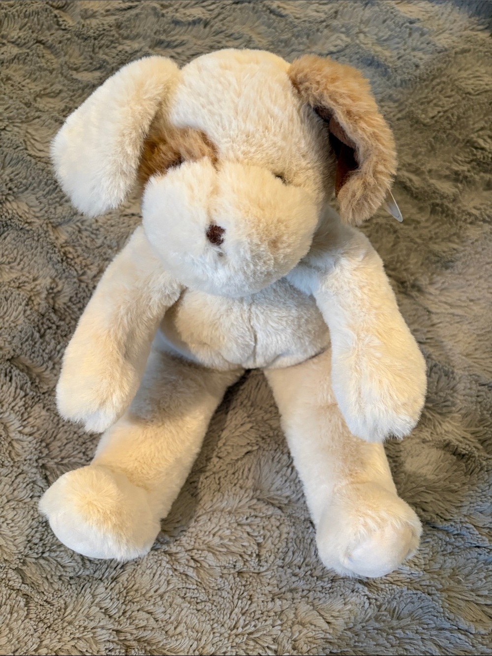 Retired Bunnies by the Bay Plush Beige & Tan Puppy Stuffed Animal